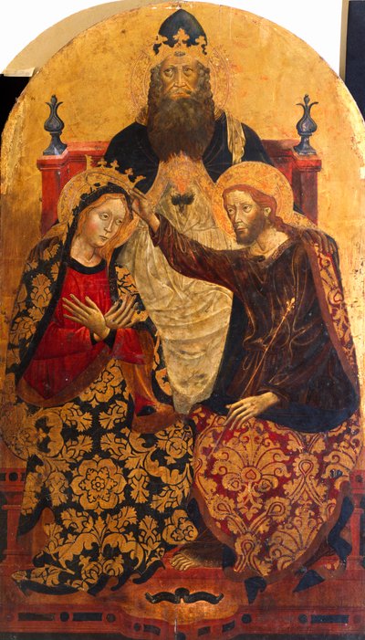 Michele di Matteo da Bolognan Marian kruunaus (aktiivinen 1410-1469) tekijältä Michele di Matteo da Bologna