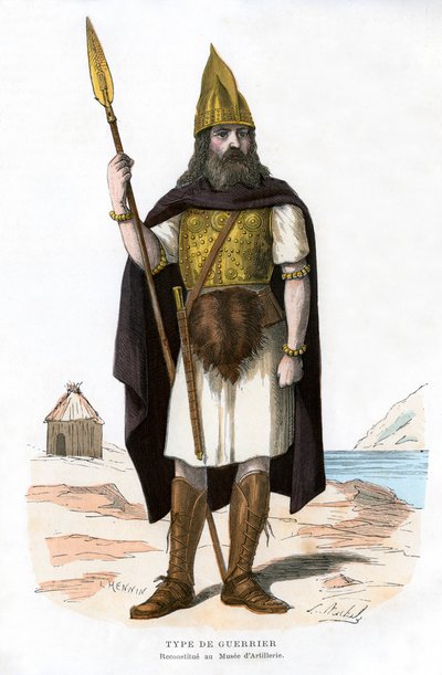 Soturi, mahdollisesti gallialainen tai frankkilainen, 1882-1884. tekijältä Michelz