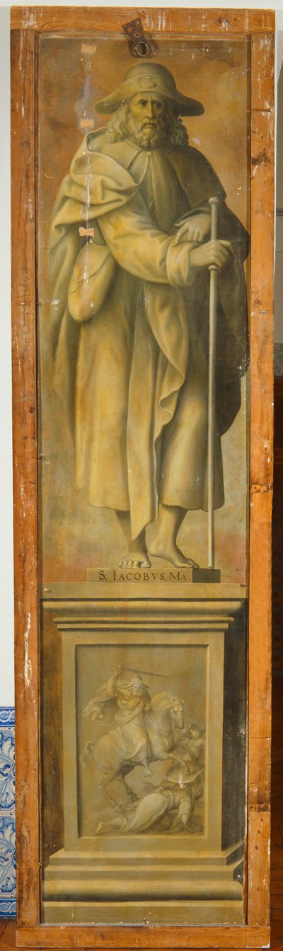 Pyhä Jaakob vanhempi tekijältä Michiel I Coxie or Coxcie