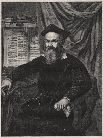 Muotokuva Marco Antonio de Dominisista (Markantun de Dominis) (1556-1624), dalmatialainen kirkollinen, luopio ja tiedemies - kaivertanut G J Delff Miereveltin mukaan tekijältä Michiel Jansz. van (after) Mierevelt
