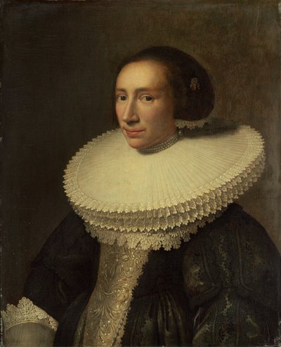 Ruffin naisen muotokuva, 1638. tekijältä Michiel Jansz van Miereveld