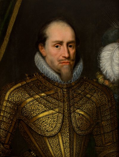 Panssaripukuisen miehen muotokuva (öljy kankaalle) tekijältä Michiel Jansz. van Miereveld