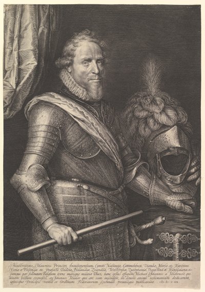 Orangen prinssi Maurits, 1608. tekijältä Michiel Jansz van Miereveld