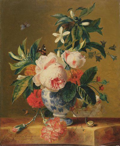 Kukkamaljakko, 1729 tekijältä Michiel Van Huysum