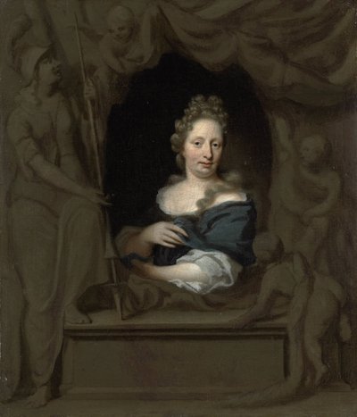 Eva Visscherin muotokuva tekijältä Michiel van Musscher