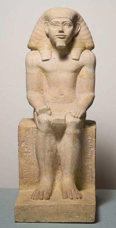 Hapidefain kalkkikiven patsas tekijältä Middle Kingdom Egyptian