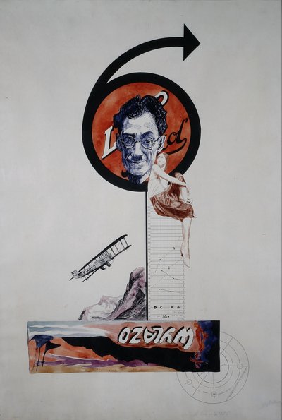 Projekt plakatu tekijältä Mieczysław Szczuka