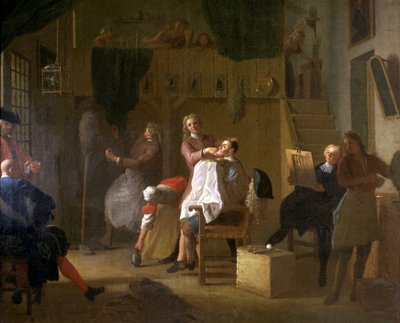 Barbershop tekijältä Miguel Angel Houasse