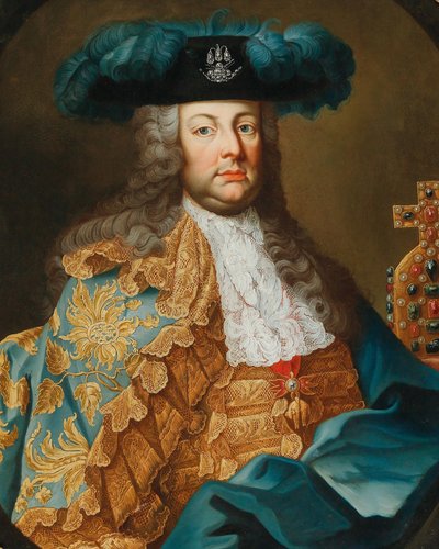 Itävallan keisari Francis I:n muotokuva 1708-1765. tekijältä Mijtens
