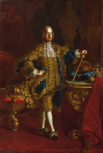 Itävallan keisari Francis I:n muotokuva 1708-1765, 1745-1765. tekijältä Mijtens
