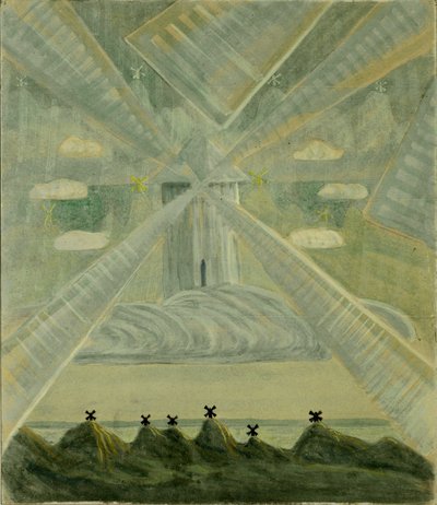 Andante Sonaatti II, 1907. tekijältä Mikalojus Konstantinas Čiurlionis