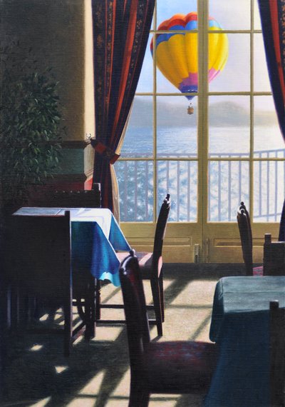 Aamulento, 2016 (öljy pellavalle) tekijältä Mike Briscoe