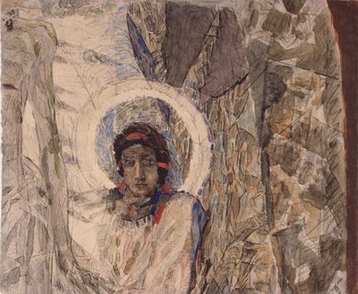Angels Head, 1887 tekijältä Mikhail Aleksandrovich Vrubel