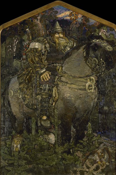 Bogatyr, 1898 tekijältä Mikhail Aleksandrovich Vrubel