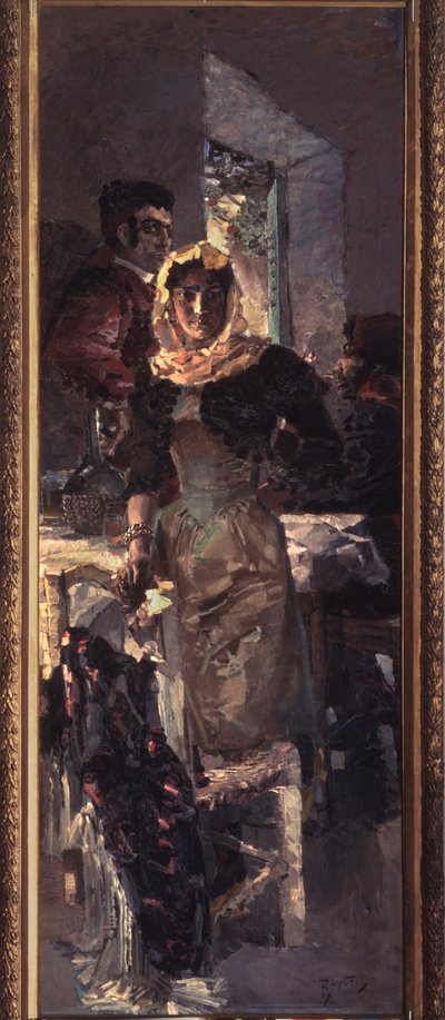 Espanja (Espanja) - Mihail Aleksandrovich Vrubelin (Vrubel) maalaus (1856-1910), öljy kankaalle tekijältä Mikhail Aleksandrovich Vrubel