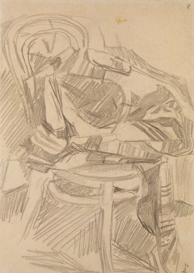 Pleedi tuolilla, 1904 tekijältä Mikhail Aleksandrovich Vrubel