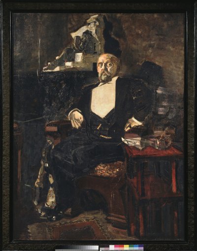 Savva Manontovin muotokuva, 1897 tekijältä Mikhail Aleksandrovich Vrubel