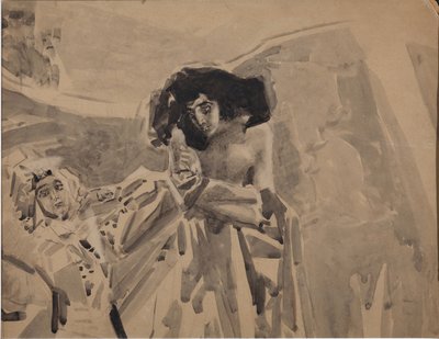 Tamaras tanssi. Kuvitus Mikhail Lermontovin runoon Demoni, 1890-1891 tekijältä Mikhail Aleksandrovich Vrubel