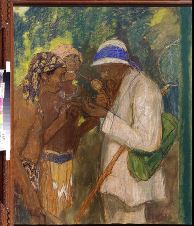 Alfred Russel Wallace villien kanssa tekijältä Mikhail Dmitrievich Ezuchevsky