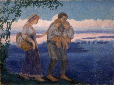 Ilta kotiinpaluu, 1906 tekijältä Mikhail Nikolayevich Yakovlev