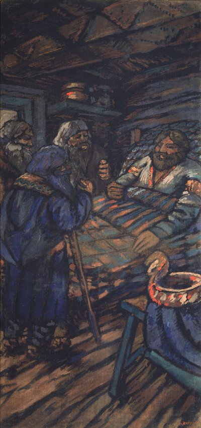 Suurruhtinas Vladimir I. Svjatoslavitš Triptyykki, sivupaneeli, 1920-luku tekijältä Mikhail Nikolayevich Yakovlev