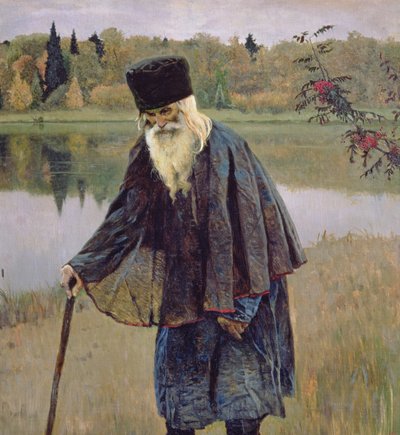 Erakko, 1888 tekijältä Mikhail Vasilievich Nesterov