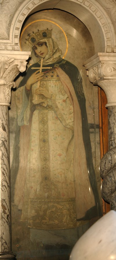 Pyhä Olga, Kiovan prinsessa, 1885-1896 tekijältä Mikhail Vasilievich Nesterov