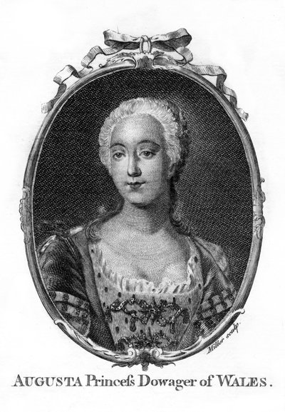 Augusta, Walesin prinsessa, 1719-1772. tekijältä Miller