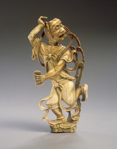 Figuuri Kui xingista (veistetty norsunluu) (katso myös 272116) tekijältä Ming Dynasty Chinese School