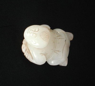 Poikahahmo, Ming-dynastia (1368-1644) (jade) tekijältä Ming Dynasty Chinese School