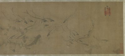 Kalat ja vesirikkakasvit tekijältä Ming Dynasty Chinese School