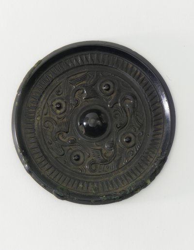 Fragmentti patsaasta tekijältä Ming Dynasty Chinese School
