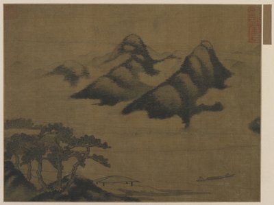 Maisema tekijältä Ming Dynasty Chinese School