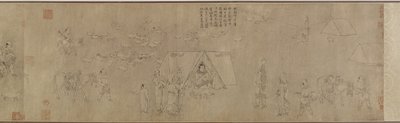 Cai Wenjin vankeus, 1300-1400-luku (muste paperille) tekijältä Ming Dynasty Chinese School