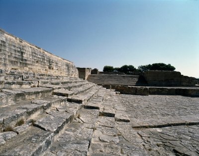 Näkymä Phaistoksen raunioista, 2700-1200 eKr tekijältä Minoan