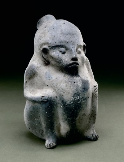Ihmisen muotokuva-astia, 1100-1300 (keramiikka) tekijältä Mississippian culture