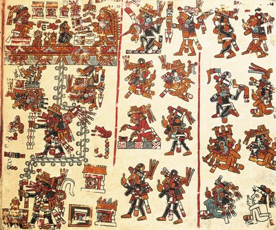 Venetsian Meksikon Codex tekijältä Mixtec Mixtec