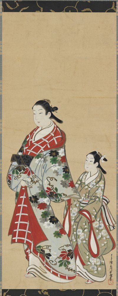Yudokoro suunnitelma d to r luck rs dy kalju, Edo Pelliot d, 1615-1868. tekijältä Miyagawa Choki