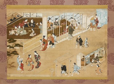 Yoshiwaran huvipuistot, c1670-c1685 tekijältä Miyagawa Chōshun