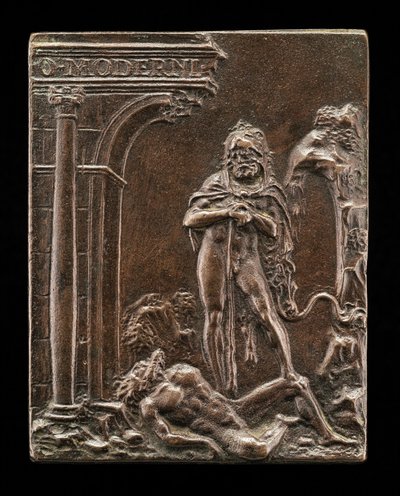 Hercules voitti Antaeuksen, 1400-luvun loppu - 1500-luvun alku. tekijältä Moderno