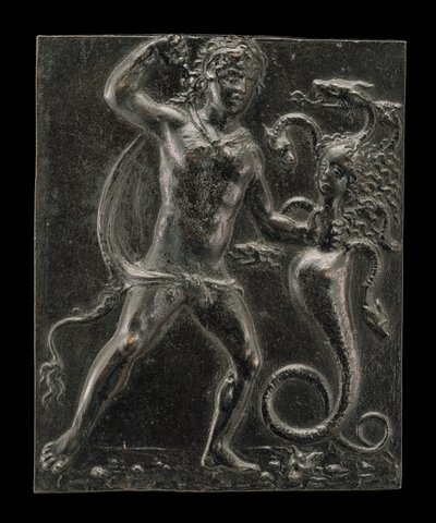 Hercules ja Lernaean Hydra, 1400-luvun loppu - 1500-luvun alku. tekijältä Moderno
