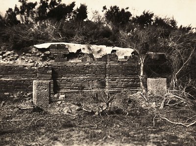 Imperiumin rakentaminen fasistisella aikakaudella: Axumin rauniot Adulisissa, 9.5.1936 (valkovalkoinen kuva) tekijältä Modestino Baldinetti
