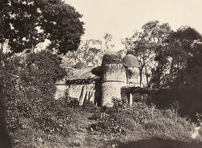 Imperiumin rakentaminen fasistisella aikakaudella: Endan Jeesuksen kirkko Makallèssa, 9.5.1936 (mv-valokuva) tekijältä Modestino Baldinetti