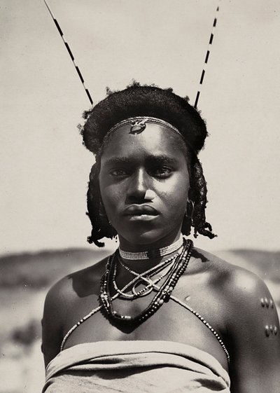 Imperiumin rakentaminen fasistien aikana: Cunaman tyttö, 09/05/1936 (s/w-kuva). tekijältä Modestino Baldinetti