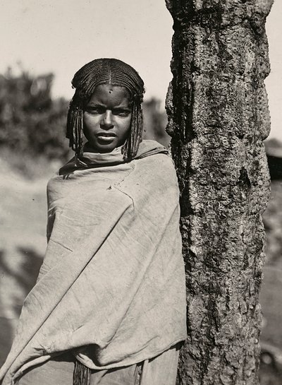 Imperiumia rakentamassa fasistisella aikakaudella: nainen Bilen-heimosta, 5.9.1936 (mv/w kuva) tekijältä Modestino Baldinetti