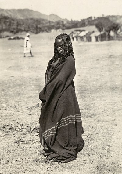 Imperiumia rakentamassa fasistisella aikakaudella: Habab-nainen, 5.9.1936 (mv/v kuva) tekijältä Modestino Baldinetti