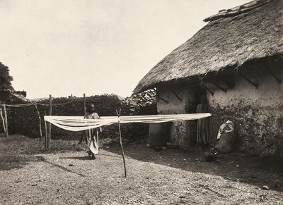Imperiumin rakentaminen fasistisella aikakaudella: kudontavalmistelut, 9.5.1936 (mv/v kuva) tekijältä Modestino Baldinetti