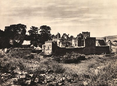 Imperiumin rakentaminen fasistisella aikakaudella: Kuningas Fasiladasin linna Gondarissa, Etiopiassa, 9.5.1936 (m/v kuva) tekijältä Modestino Baldinetti