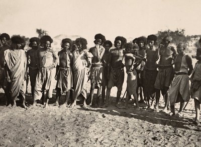 Imperiumin rakentaminen fasismin aikana: Beni Amerin heimo, 09/05/1936 (s/w-kuva) tekijältä Modestino Baldinetti