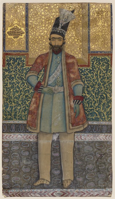Nâsir-od-din Shahin muotokuva tekijältä Mohammed (attr.to) Esfahani